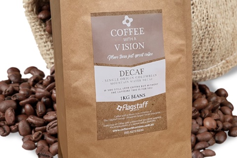 Decaf 1Kg Coffee Beans