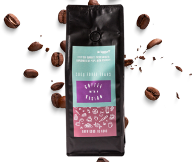 Forte Blend 500g Coffee Beans (black packaging)